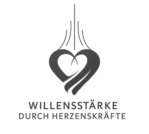 Willensstärke durch Herzenskräfte Logo „Willensstärke durch Herzenskräfte“ – Symbol für innere Stärke, Herzenergie und Bewusstseinsarbeit. www.willenstaerke.com